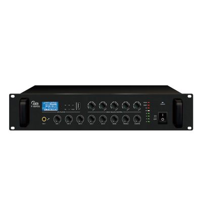 P-60IPDU    IP網絡單向點播多音源五分區廣播功放 60W