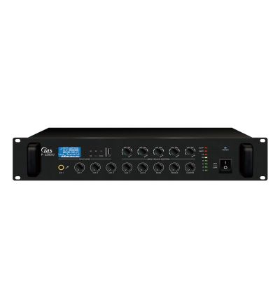 P-120DU    多音源五分區獨立音量控制合并式廣播功放 120W